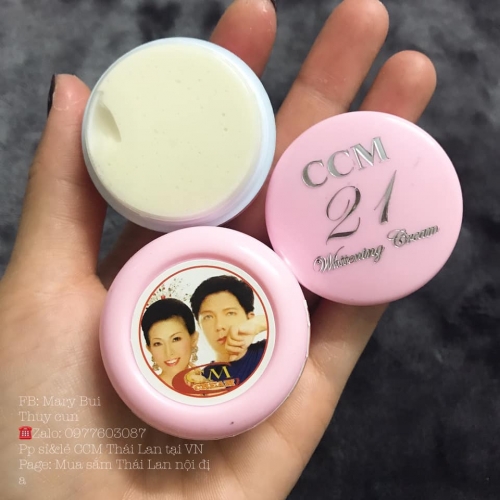 Kem trắng da CCM 21 Whitening Cream Thái Lan