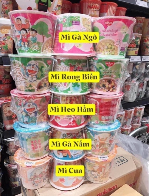 mì ly trẻ em thái lan