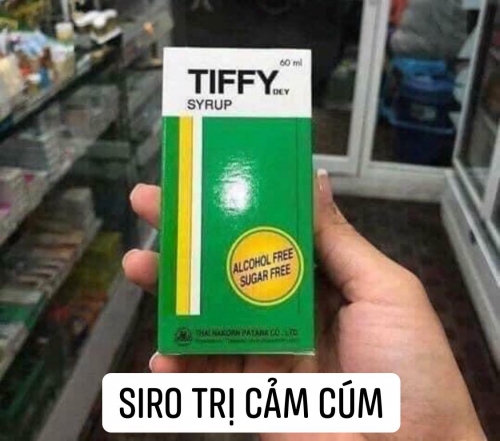 Siro trị cảm cúm Tiffy cho bé