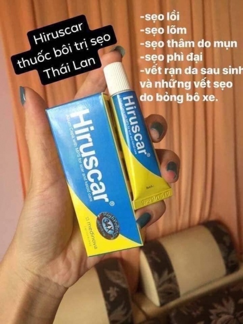 thuốc trị sẹo thái lan Hiruscar 